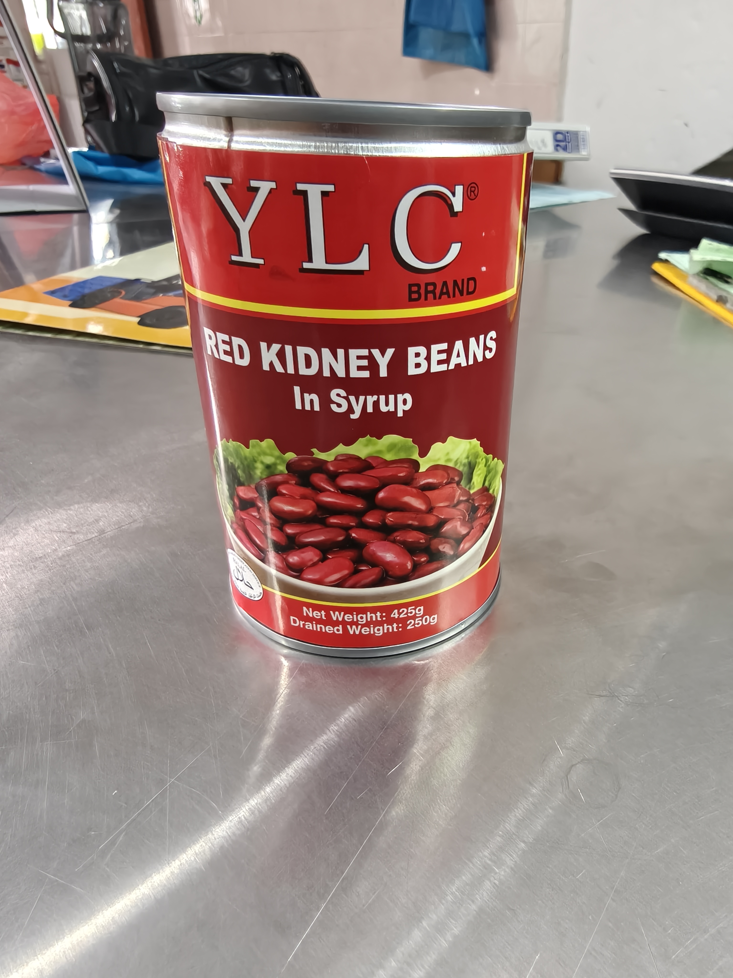 YLC RED KIDNEY BEANS IN SYRUP 24X425GM