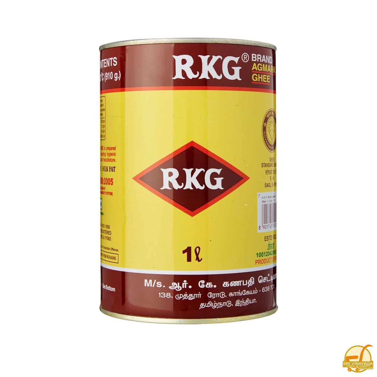 Rkg agmark ghee 1l