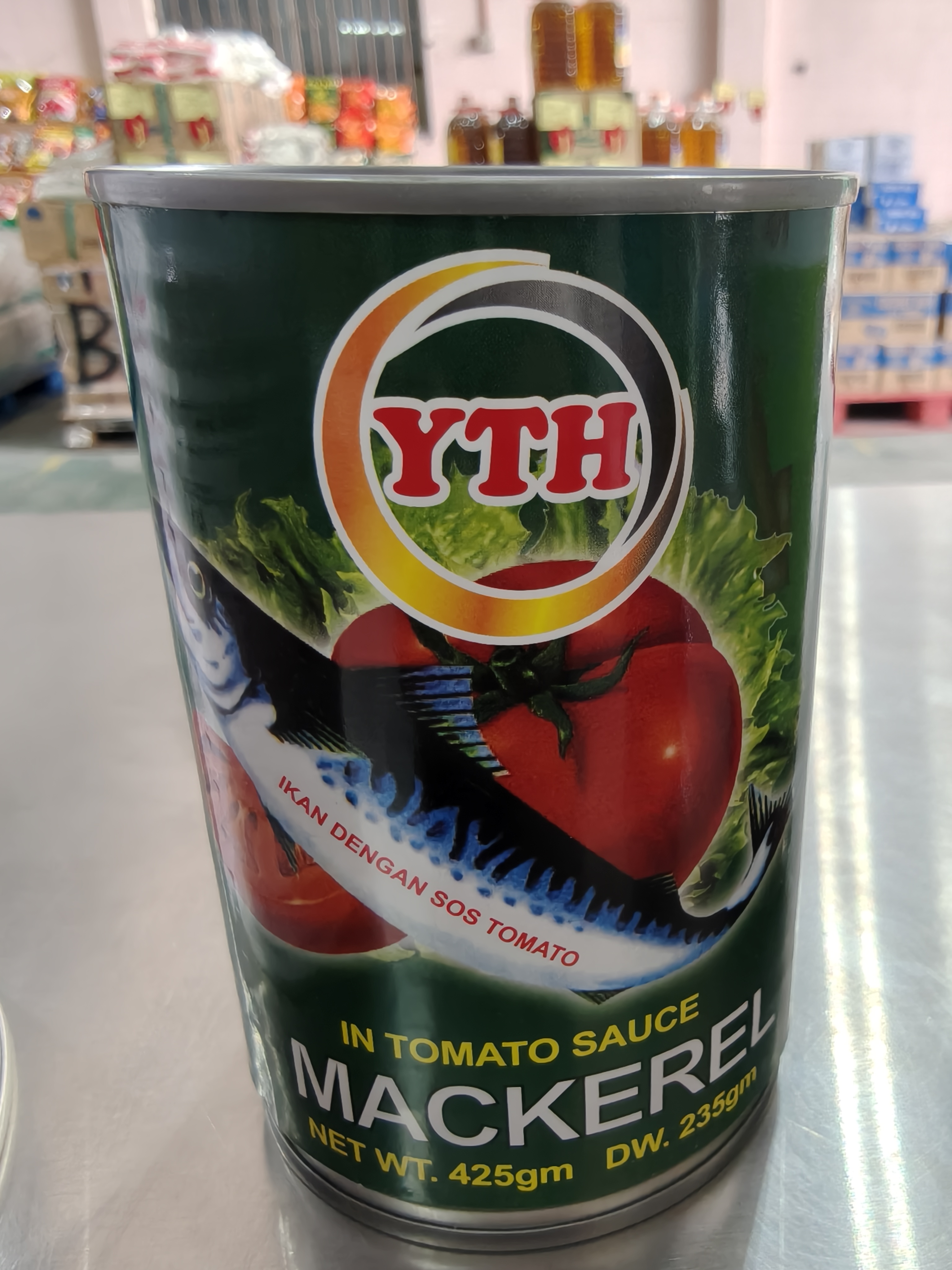 YTH MACKEREL IN TOMATO SAUCE 24X425G